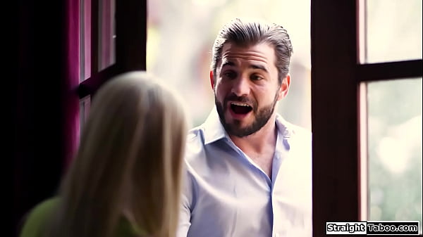 Blonde has no option than to fuck a guy to not get exposed