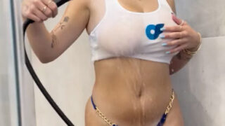 Kaitlyn Krems Nude Shower in Bathroom – Onlyfans video